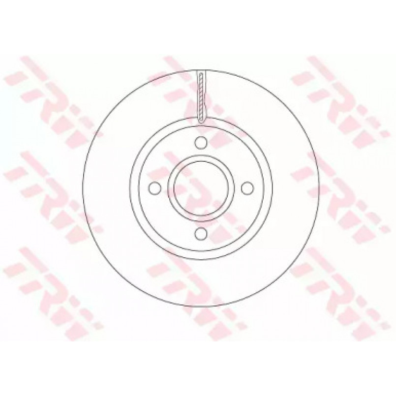 DF6509 TRW - Гальмівний диск