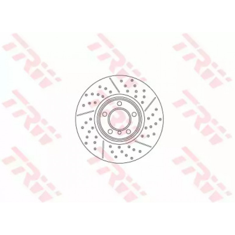 DF6604S  TRW - Гальмівний диск
