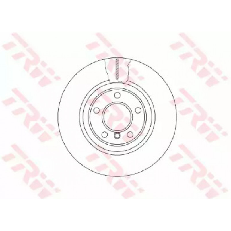 DF6616S  TRW - Гальмівний диск