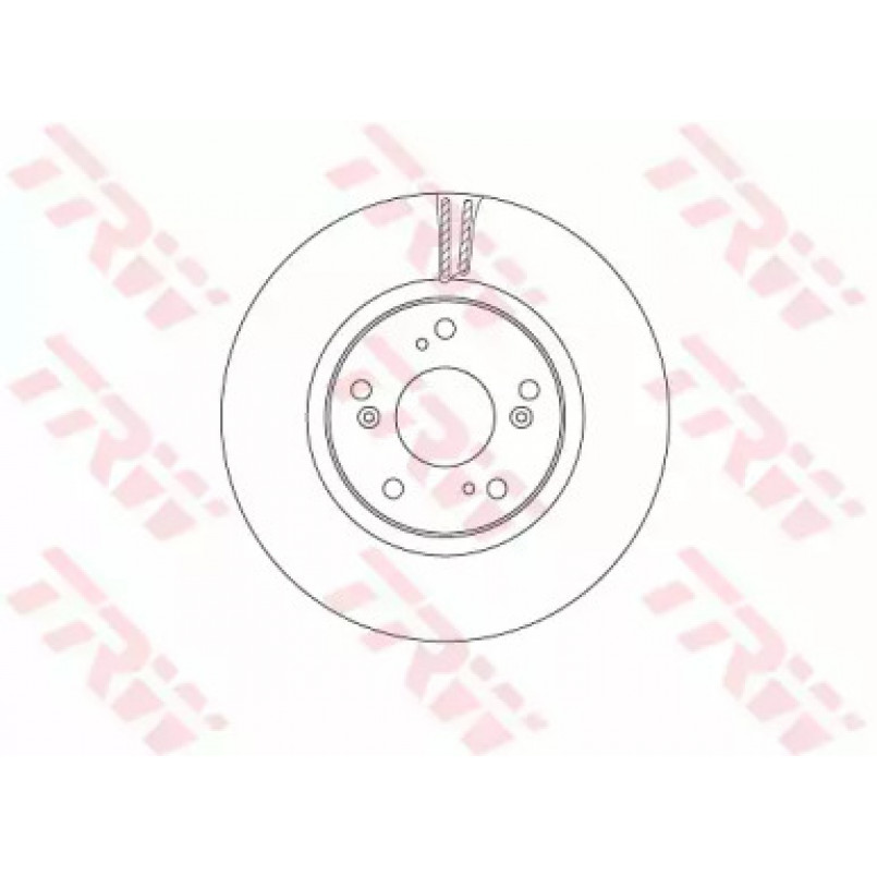 DF6689 TRW - Гальмівний диск