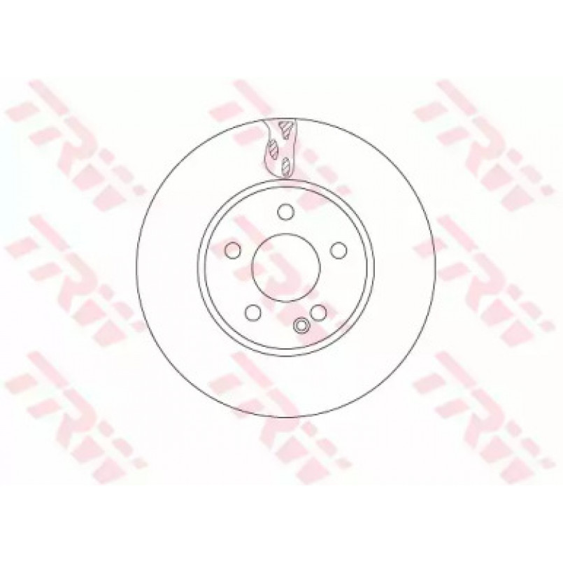 DF6745S TRW - Гальмівний диск