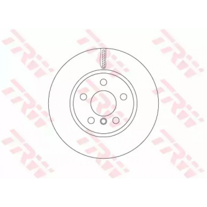 DF6757  TRW - Гальмівний диск