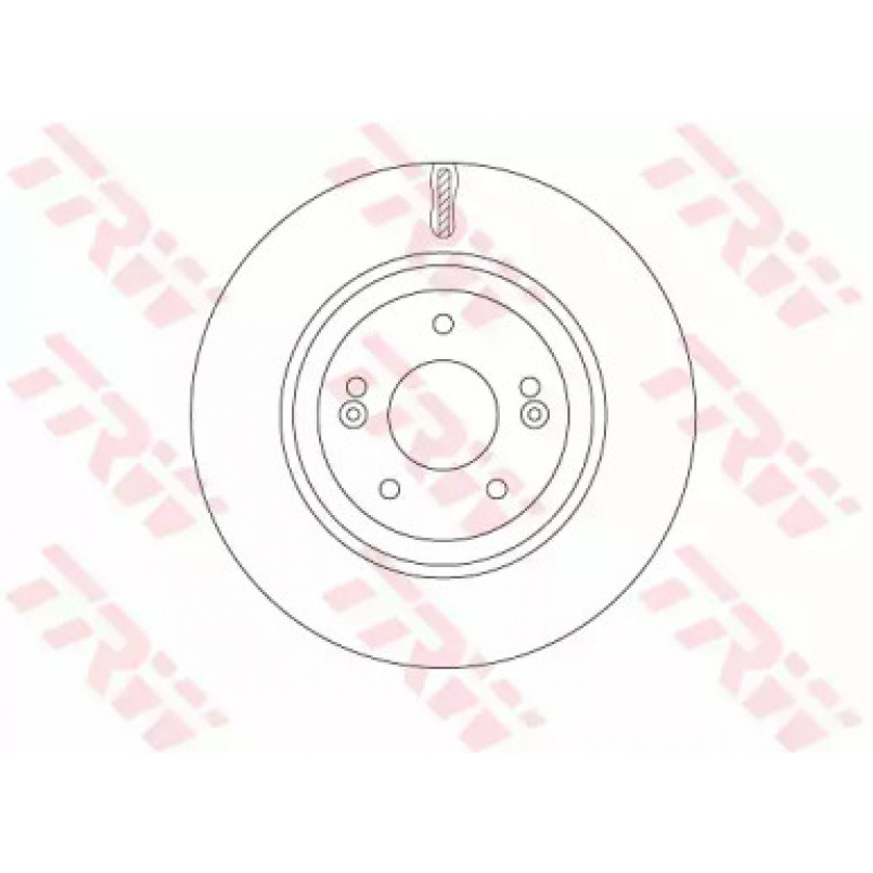 DF7592  TRW - Гальмівний диск