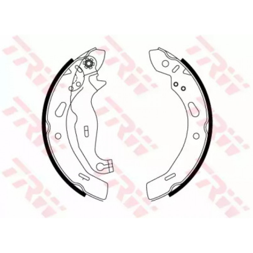 GS8814  TRW - Гальмівні колодки до барабанів