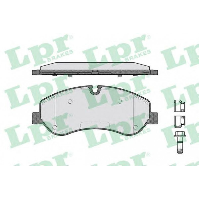 05P1786  LPR - Гальмівні колодки до дисків