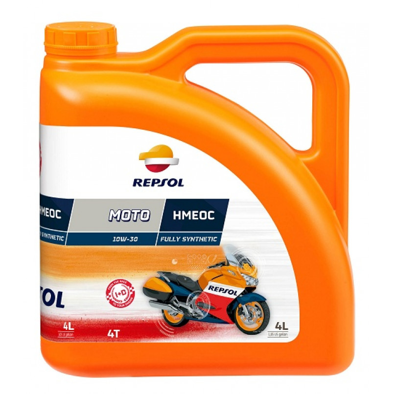 Олива моторна REPSOL MOTO RACING HMEOC 4T 10W-30 (4Л)