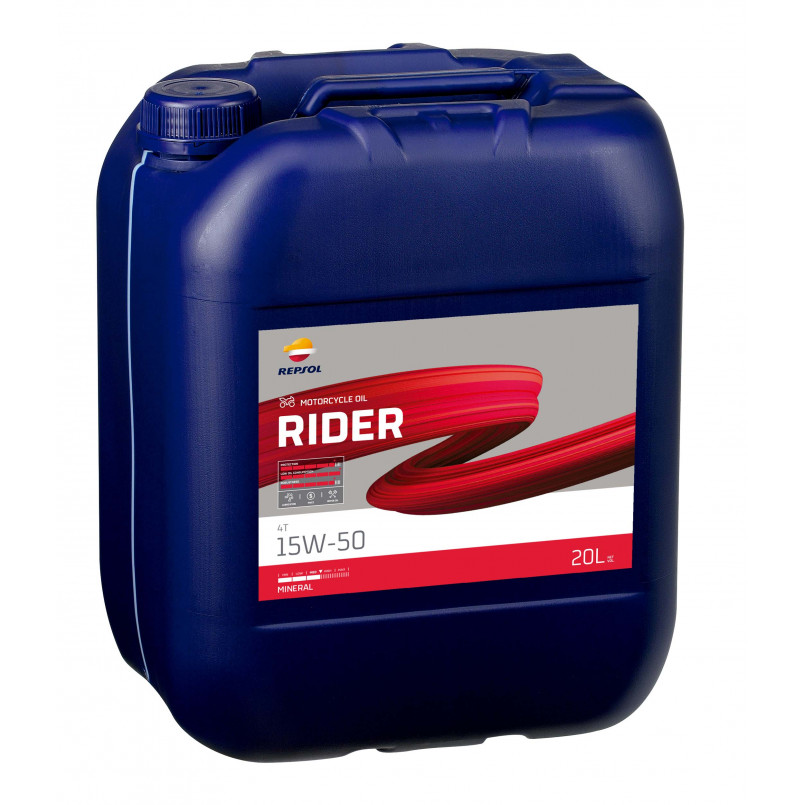 Олива моторна REPSOL MOTO RIDER 4T 15W-50 (20Л)