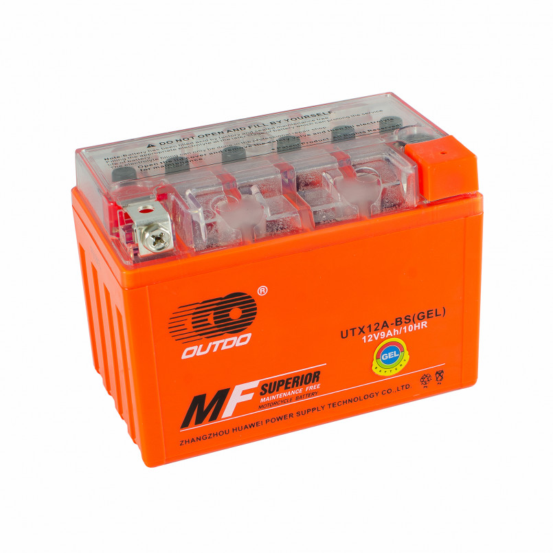 АКБ мото Outdo 9,5 Ah UTX12A-BS (GEL)/(8х)