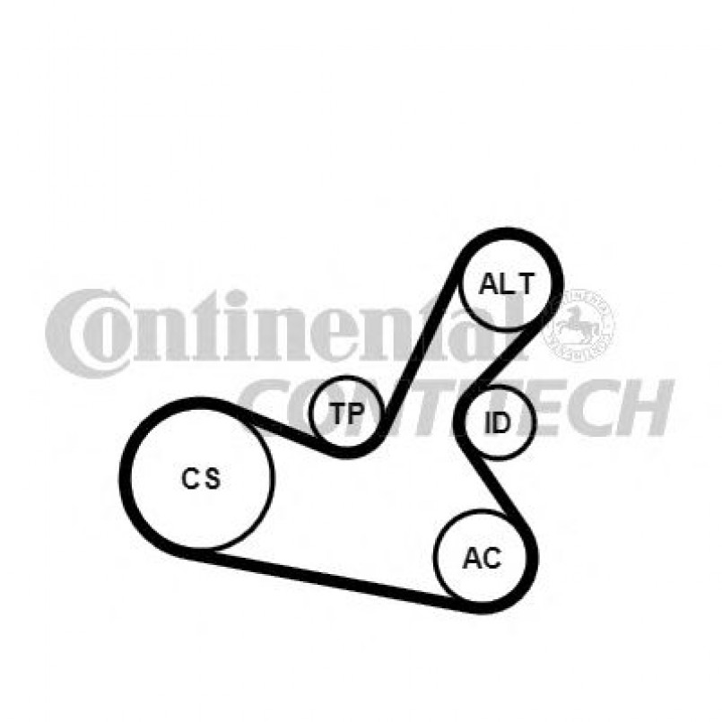 5PK1300K1   Комплект ременя CONTI-V MULTIRIB BELT KIT