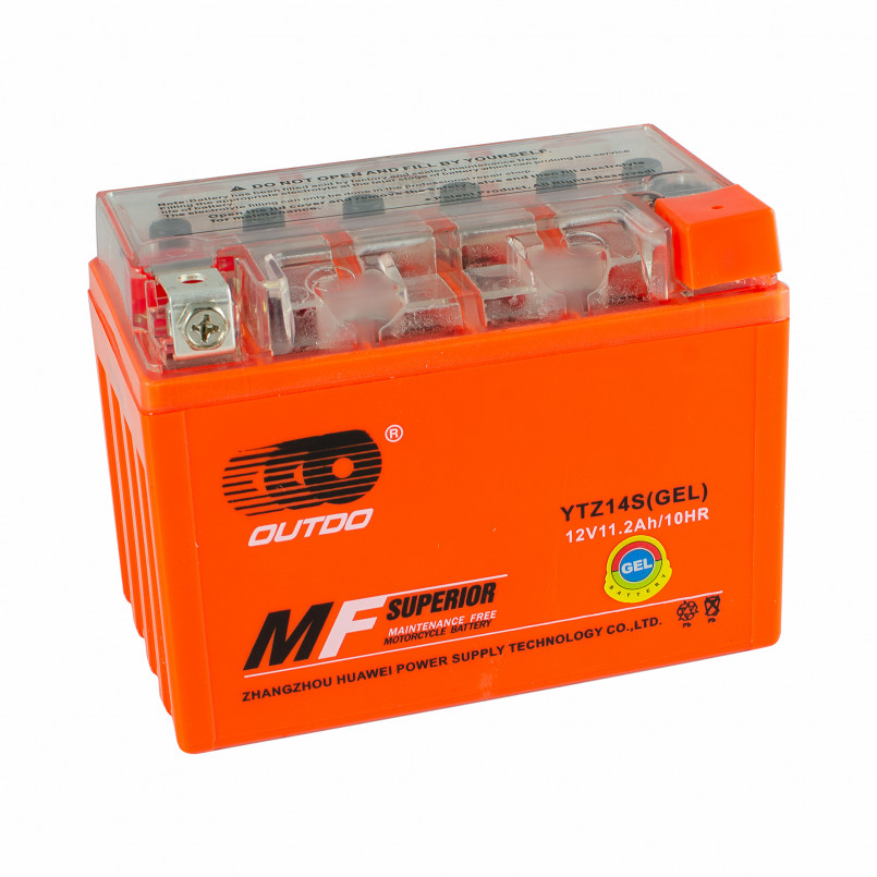 АКБ мото Outdo 11,2 Ah  UTZ14S (GEL)/(8х)