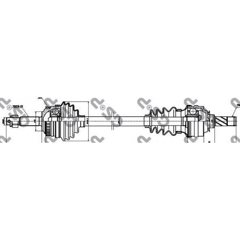 260002 GSP - Напіввісь