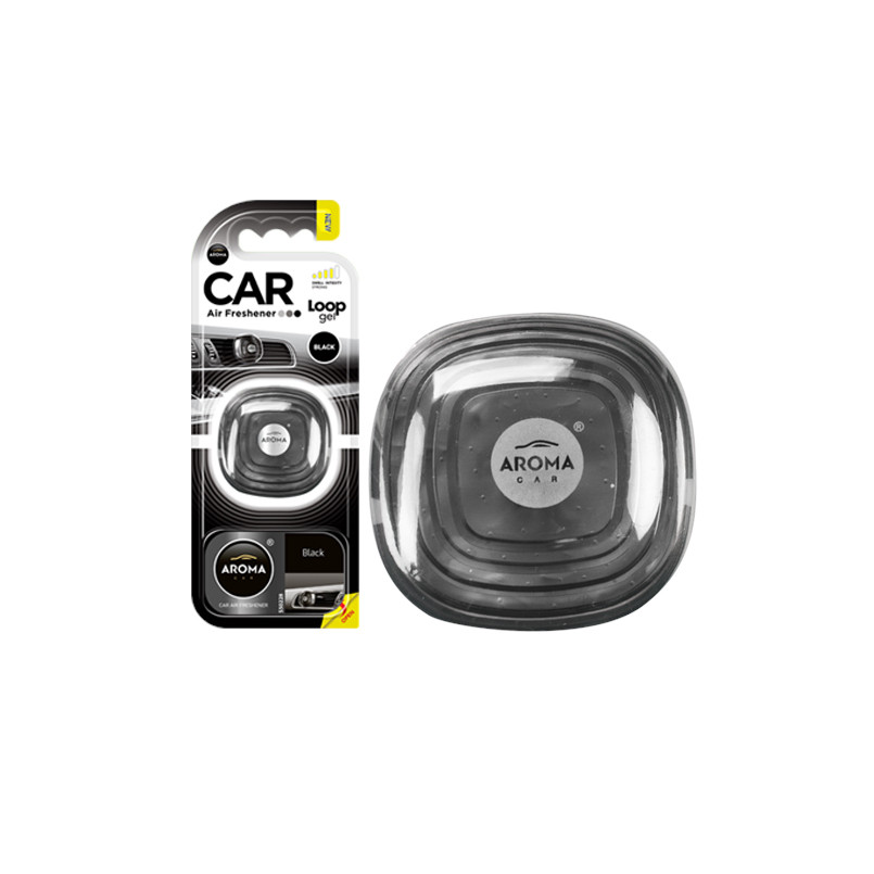 AROMA Ароматизатор Aroma Car Loop - BLACK (14шт.)