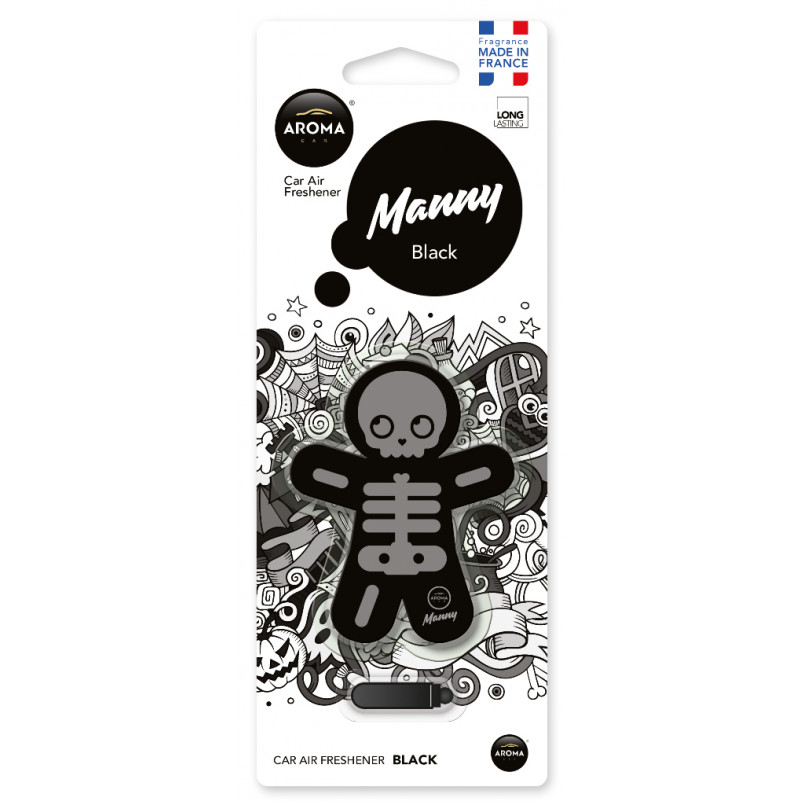 AROMA Ароматизатор Aroma Car Manny - BLACK (16шт.)