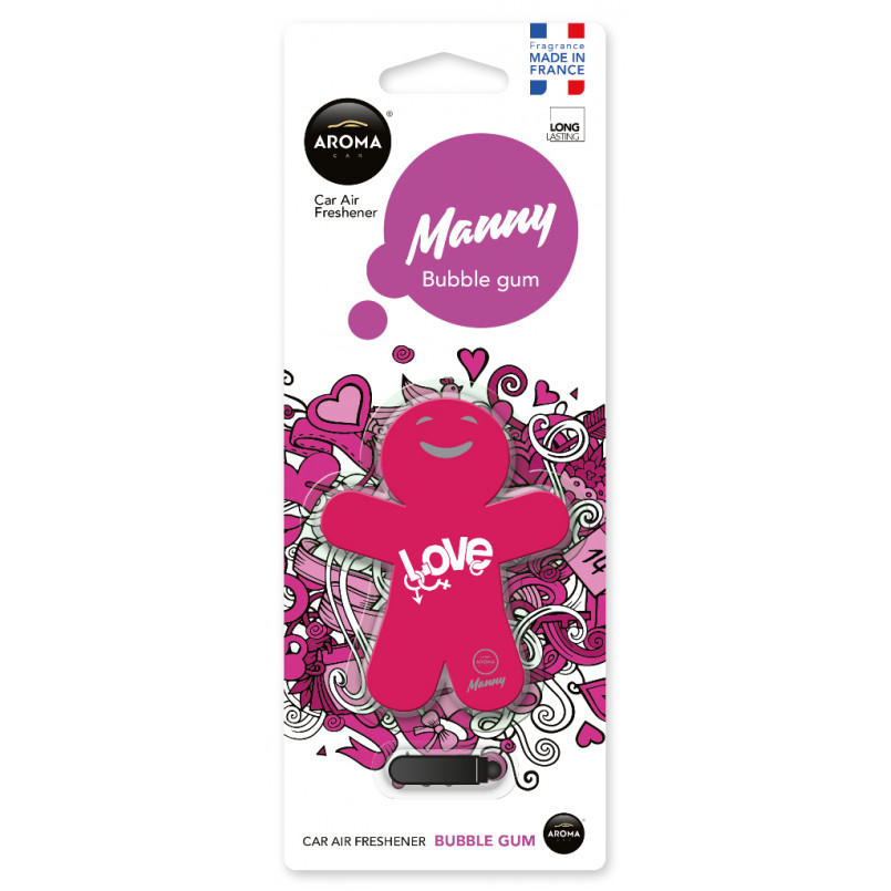 AROMA Ароматизатор Aroma Car Manny - BABBLE GUM (16шт.)