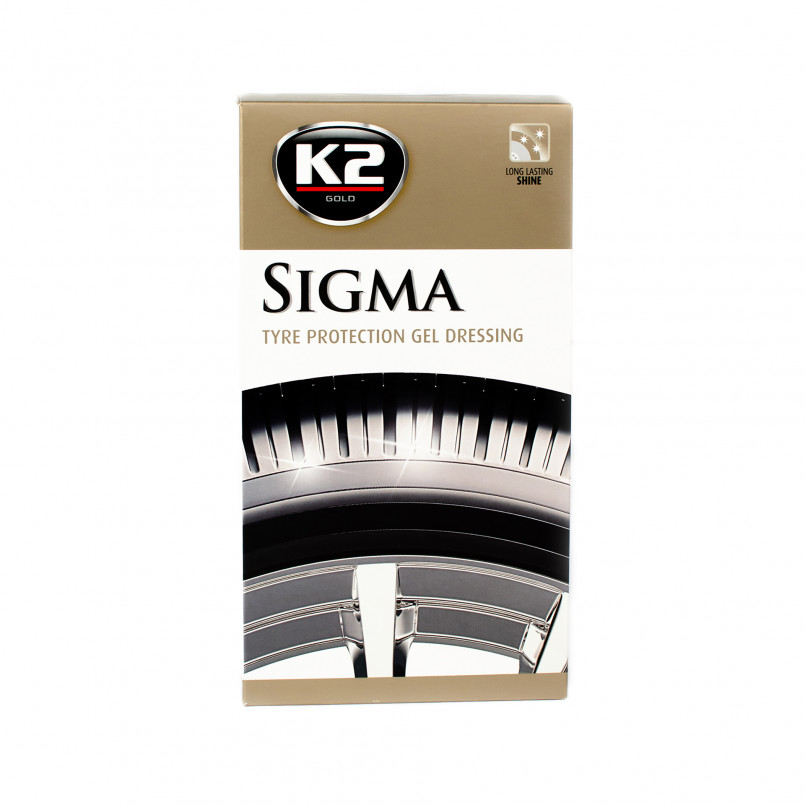 K2 SIGMA 500ml Гель для полірування та догляду за шинами х6