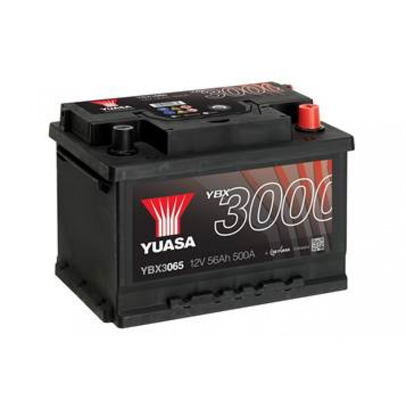 Акумулятор YBX3065 Yuasa 12V 56Ah 500A