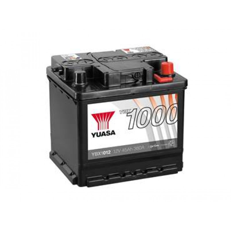 Акумулятор YBX1012 Yuasa 12V 45Ah 380A