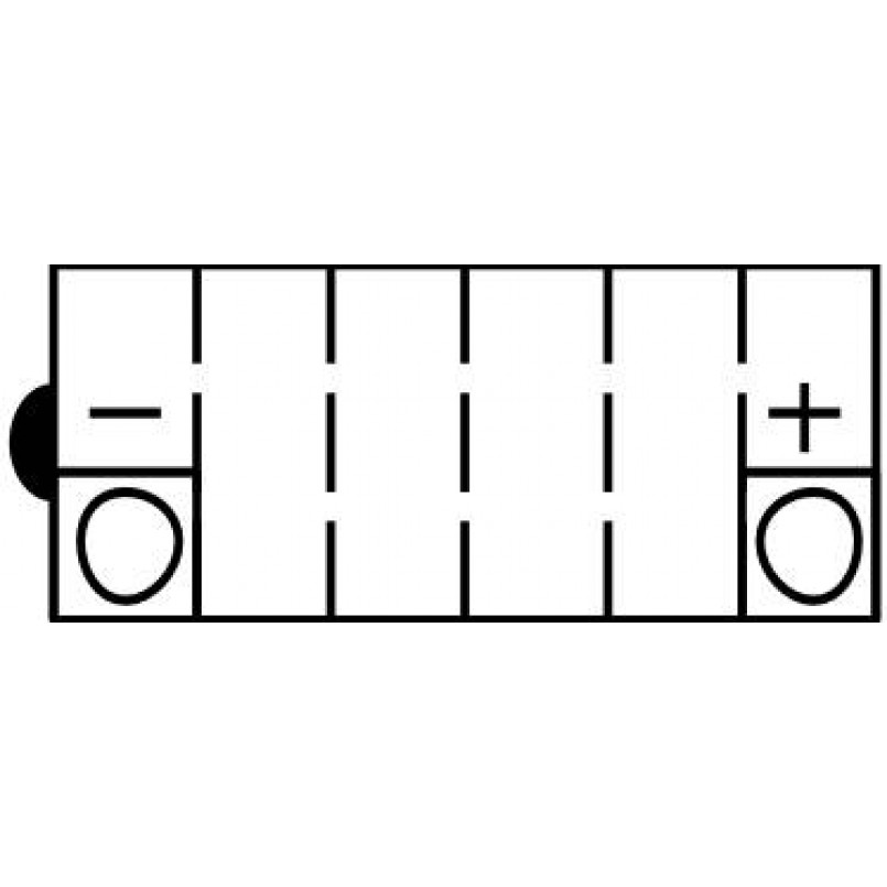 Акумулятор МОТО YB14L-A2(CP) Yuasa 12V 14,7Ah 175A