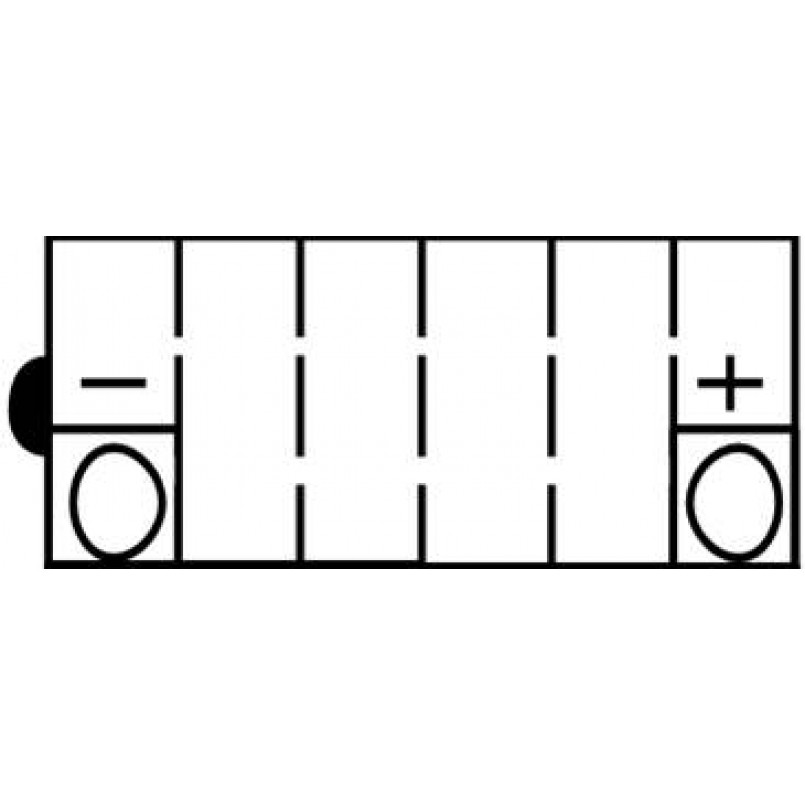 Акумулятор МОТО YB16AL-A2(CP) Yuasa 12V 16,8Ah 210A