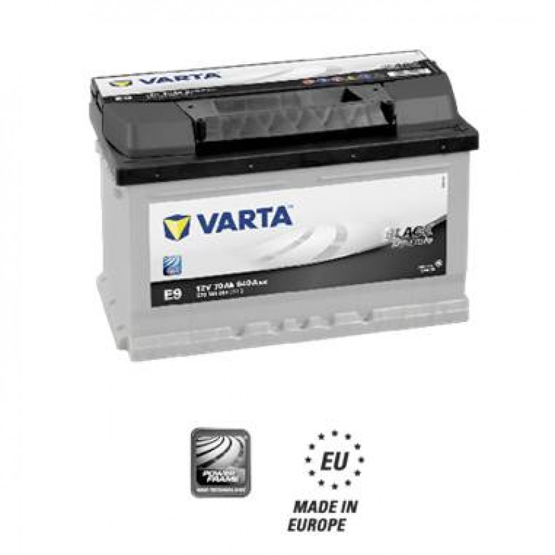 VARTA 70Ач  Black Dynamic  E9 (0)