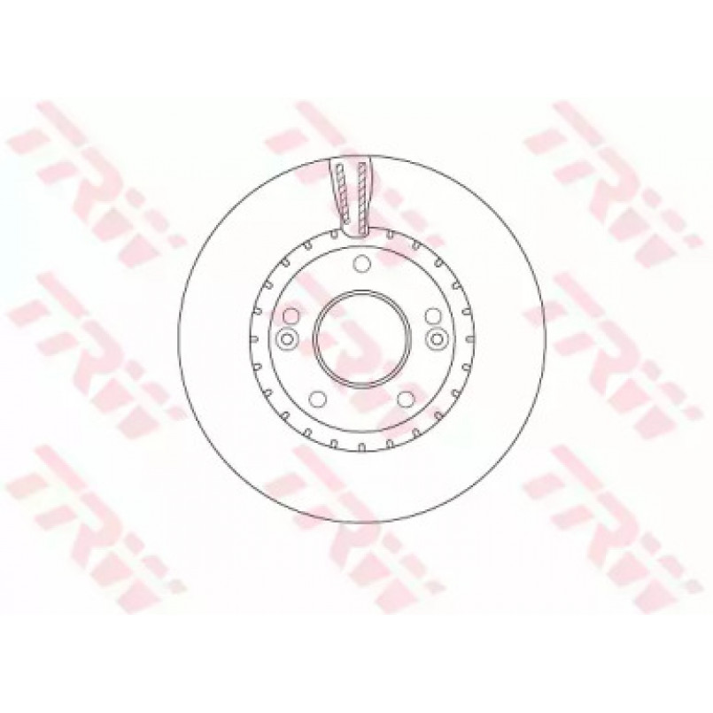 DF6628  TRW - Гальмівний диск