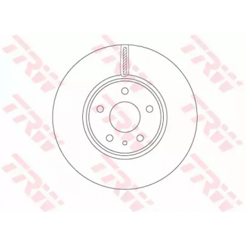DF6811 TRW - Гальмівний диск
