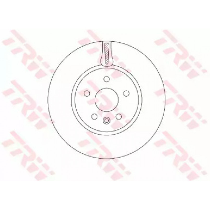 DF6820 TRW - Гальмівний диск