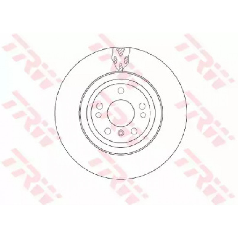 DF6833S TRW - Гальмівний диск