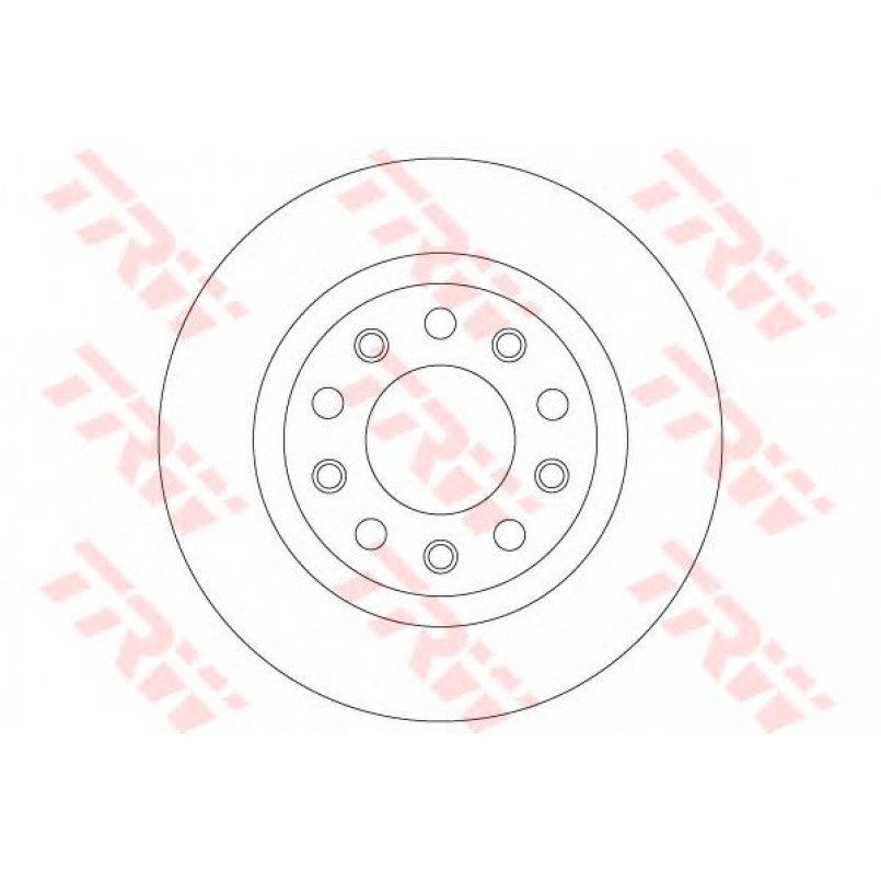 DF8070 TRW - Гальмівний диск