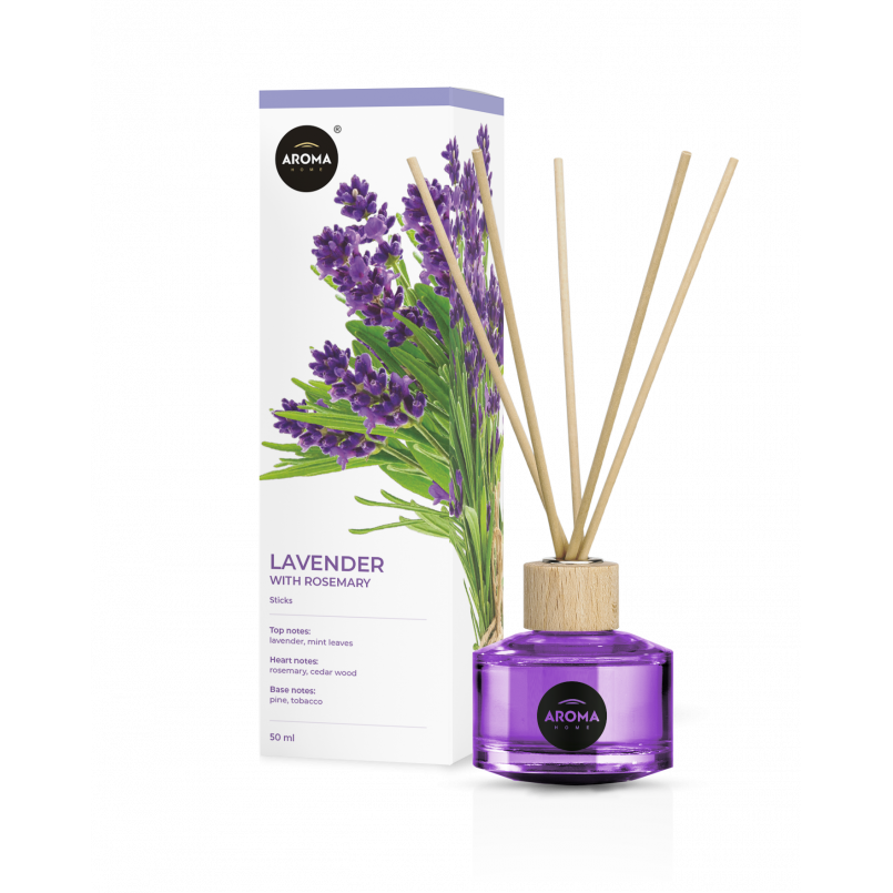 AROMA Ароматизатор Aroma Home Sticks- Lavender/ Lavender with rosemary (6шт.) (Палочки)