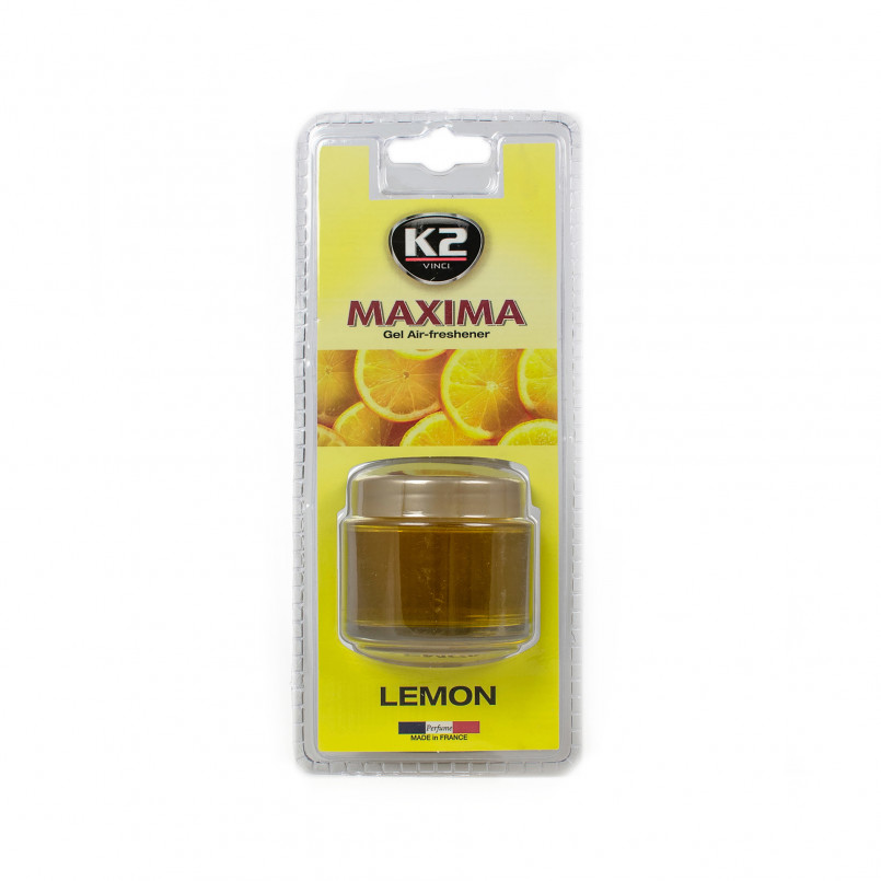 K2 MAXIMA ароматизатор гелевий 50ML (лимон) х12 знято з виробництва