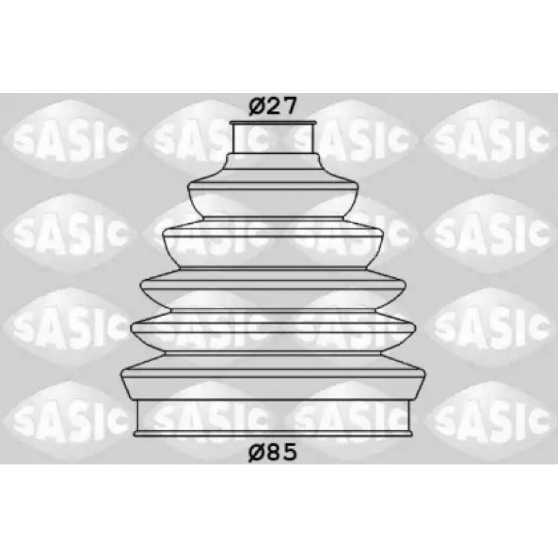 1906065   SASIC - Пильовик привідного валу