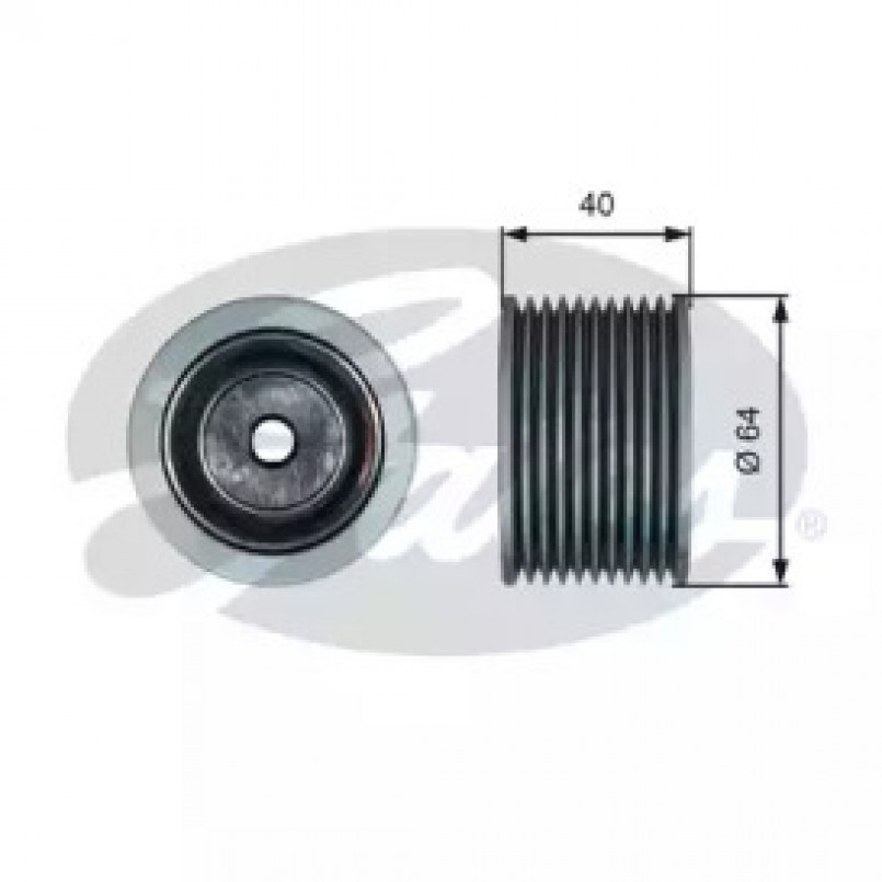 T36632 (7803-21632)  Обвідний ролик GATES EXTRA SERVICE MV IDLER