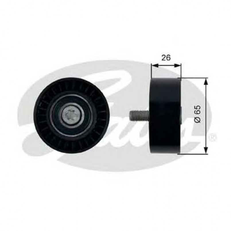 T42304 (7786-21635)  Обвідний ролик ременя ГРМ GATES POWERGRIP IDLER