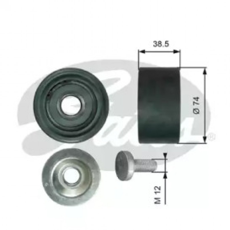 T36285 (7803-21385)  Обвідний ролик GATES EXTRA SERVICE MV IDLER