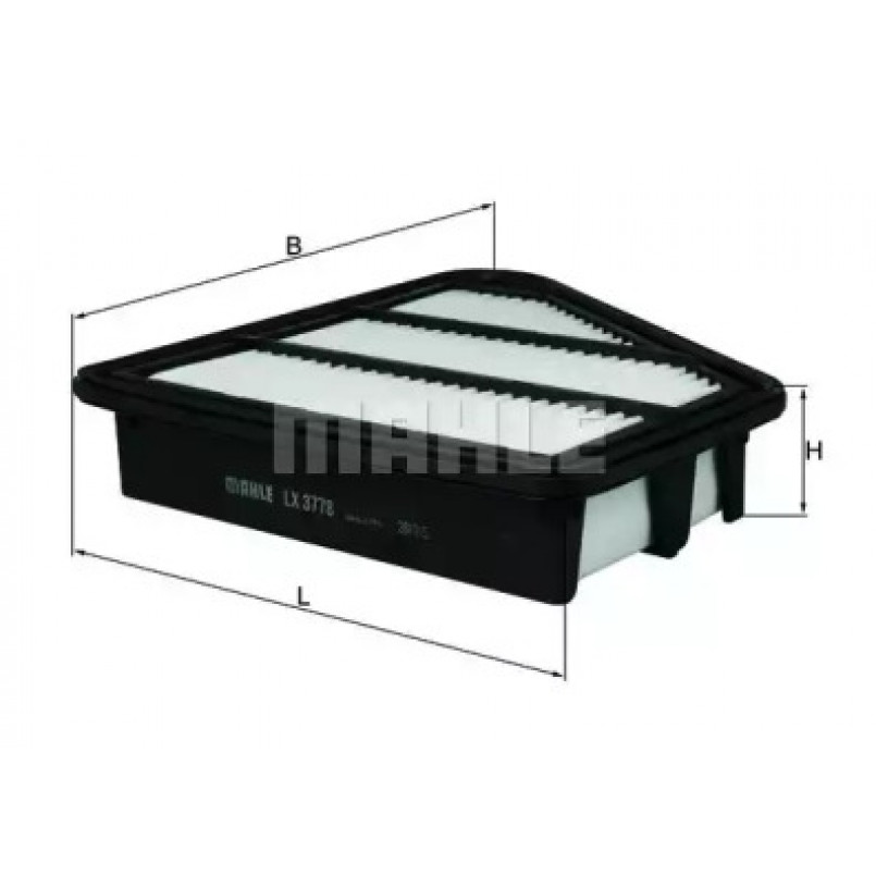 LX3778 Фільтр повітря (KNECHT)