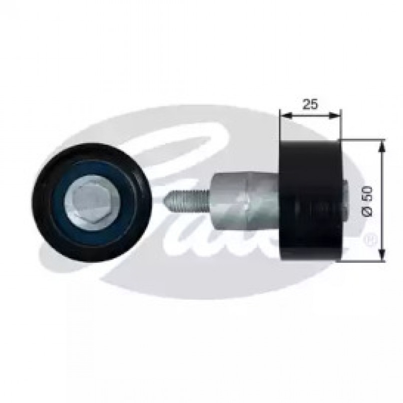 T42317 (7786-21651)  Обвідний ролик ременя ГРМ GATES POWERGRIP IDLER