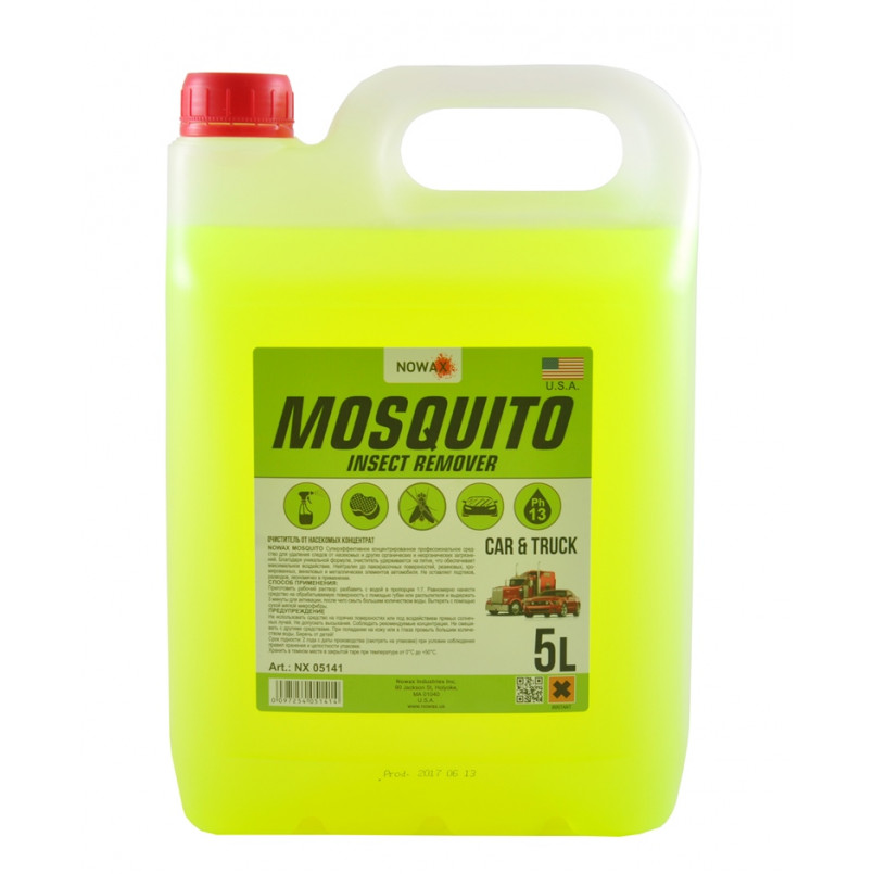 NOWAX  Очисник від комах NOWAX MOSQUITO 5L концентрат 1:7 (1шт.)