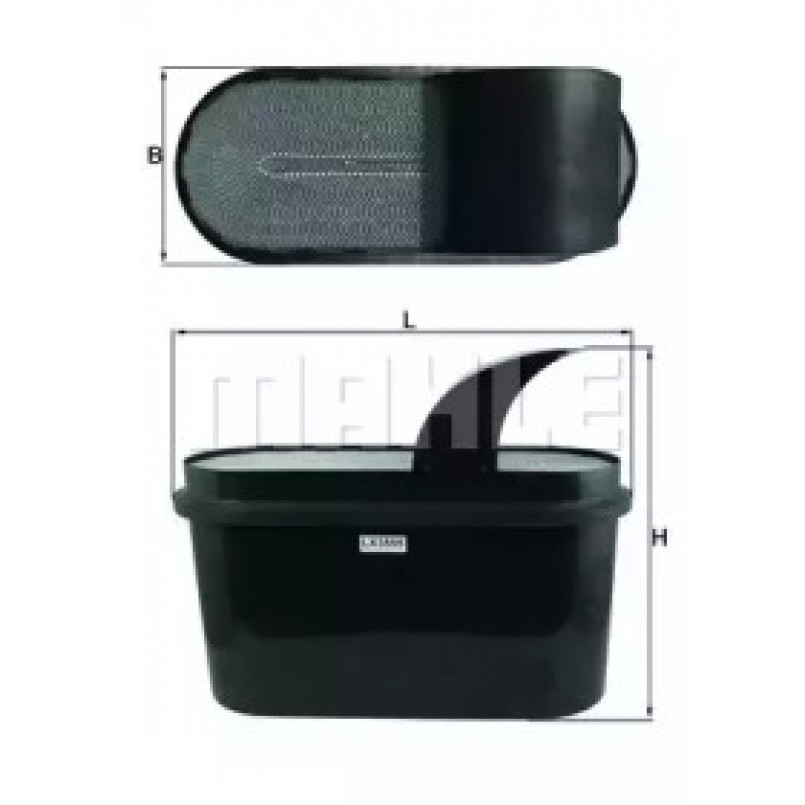LX3555 Фільтр повітря (KNECHT)