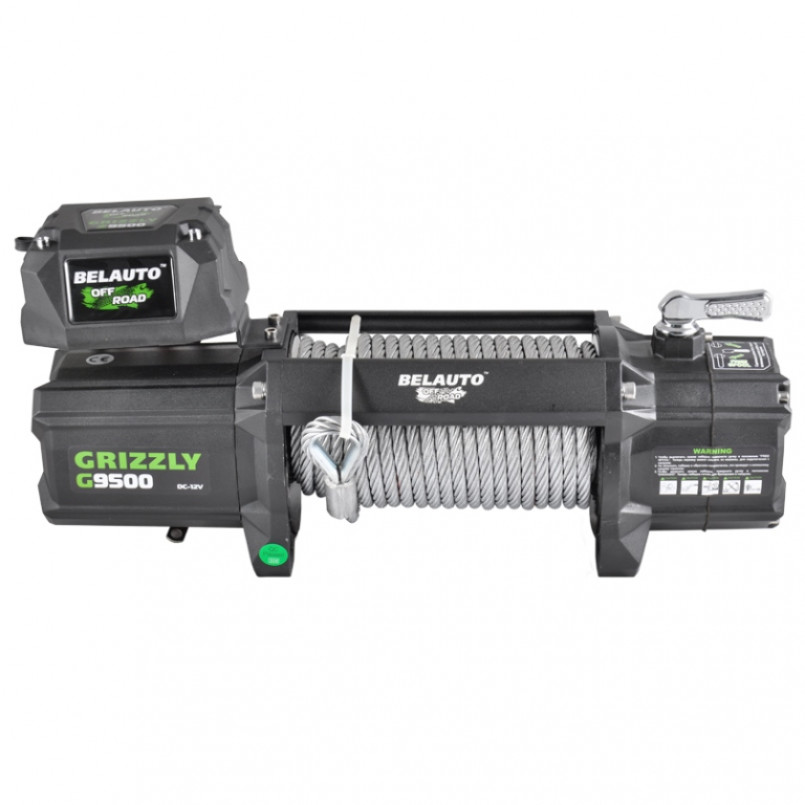 OFF ROAD Лебідка GRIZZLI 9500lbs (5.5hp/4.1kw. 218 : 1)