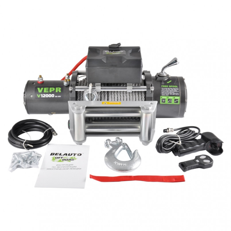 OFF ROAD Лебідка VEPR 12000lbs (6.0hp/4.4kw. 265 : 1)