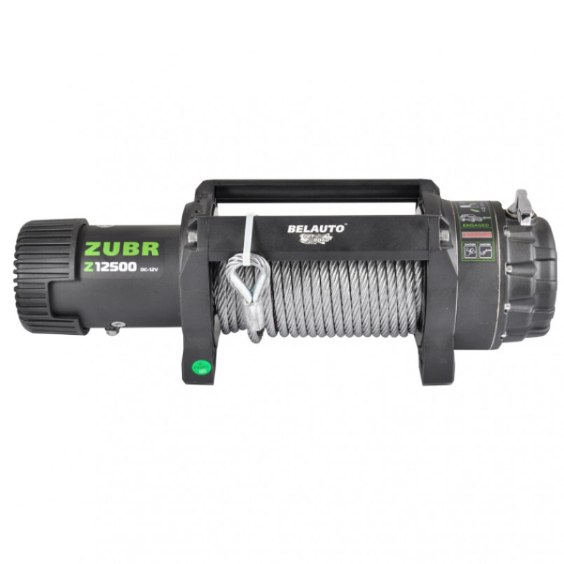 OFF ROAD  Лебідка ZUBR 12500lbs (6.0hp/4.4kw. 262 : 1)