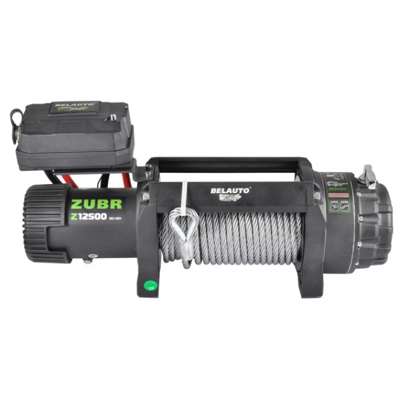 OFF ROAD  Лебідка ZUBR 12500lbs (6.0hp/4.4kw. 262 : 1)