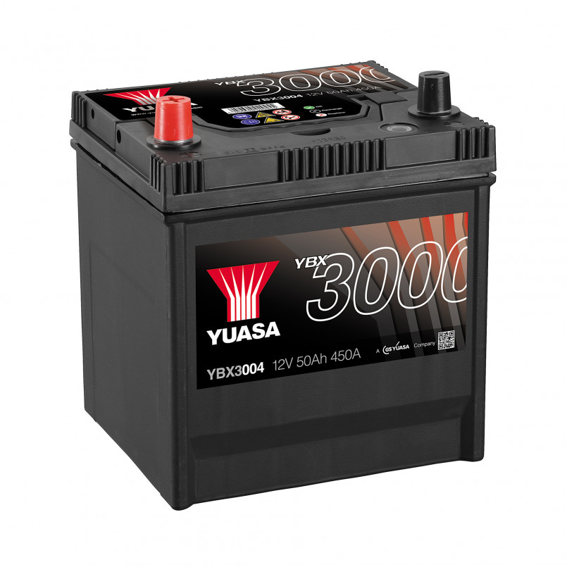 Акумулятор YBX3004 Yuasa 12V 50Ah 400A