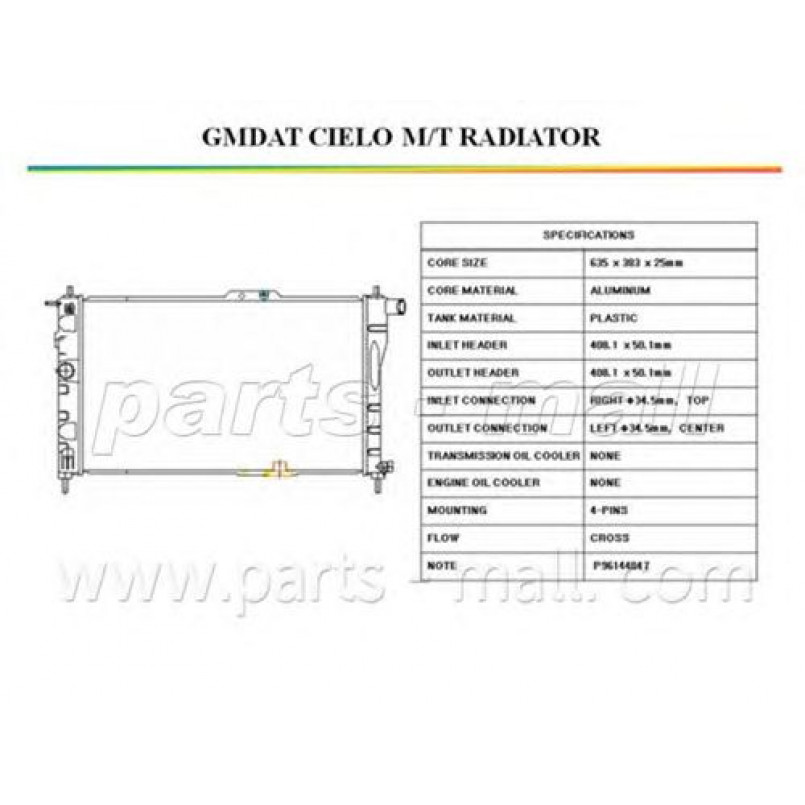 PXNDC-001  PMC - Радіатор
