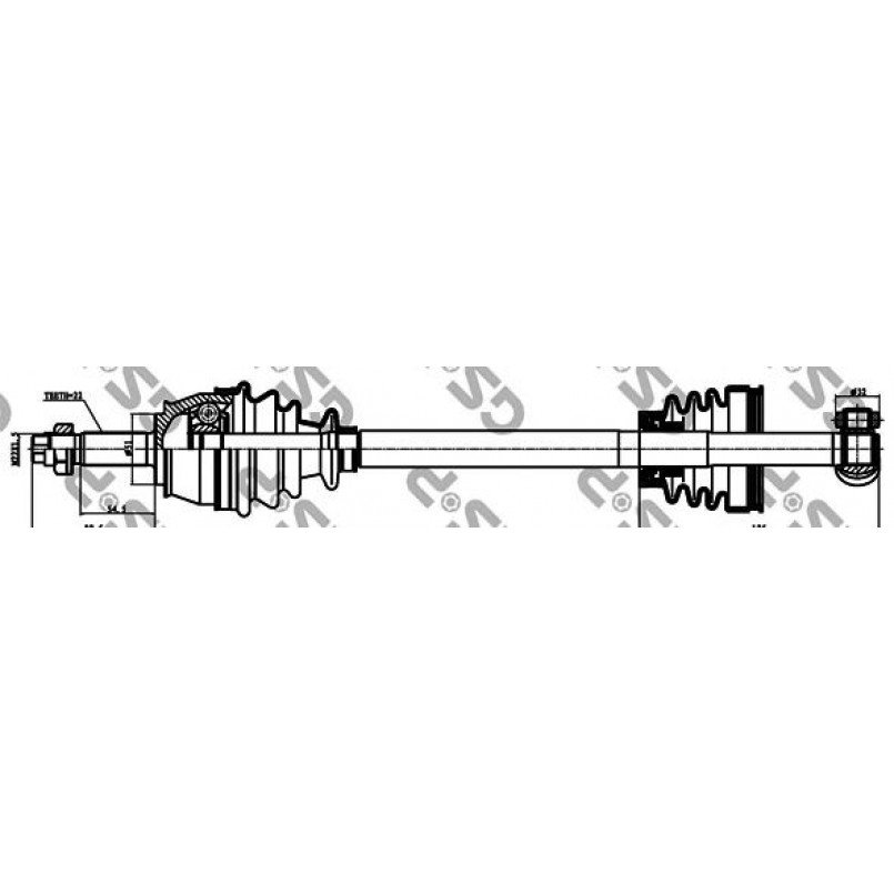 241006 GSP  -  Напіввісь