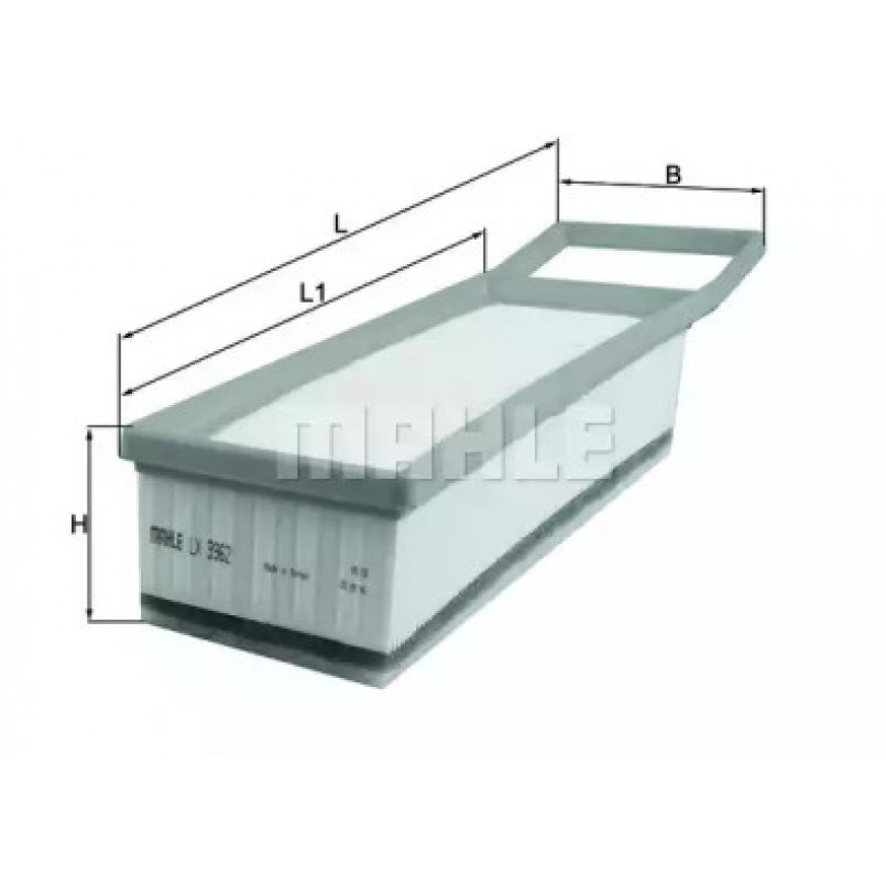 LX3962 Фільтр повітря (KNECHT)