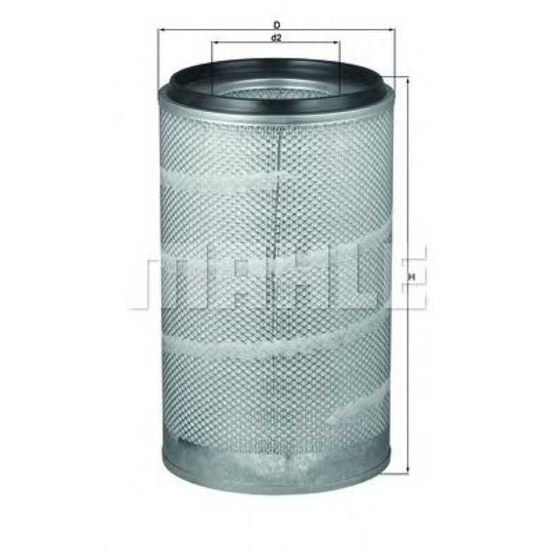 LX1239 Фільтр повітря (KNECHT)