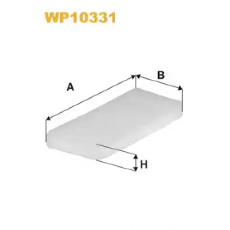 WP10331   (1394)  WIX Фільтр салону