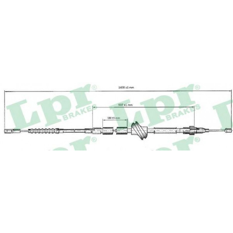 C0033B  LPR - Трос ручного гальма